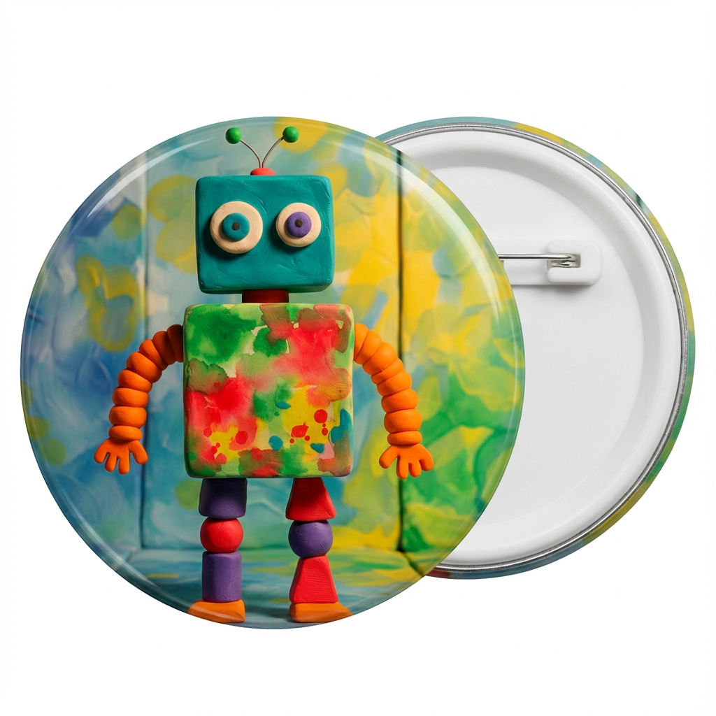 Wearable Art Button Badge